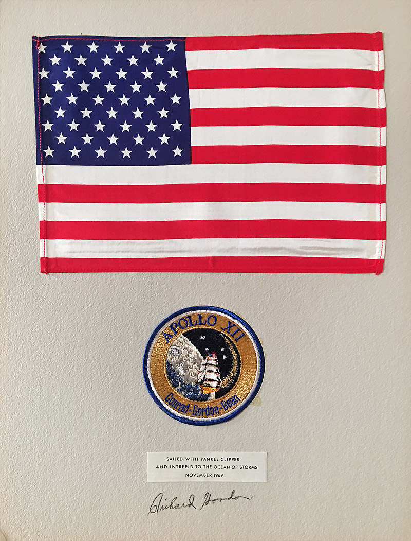 Apollo 12 Flown Large US Flag