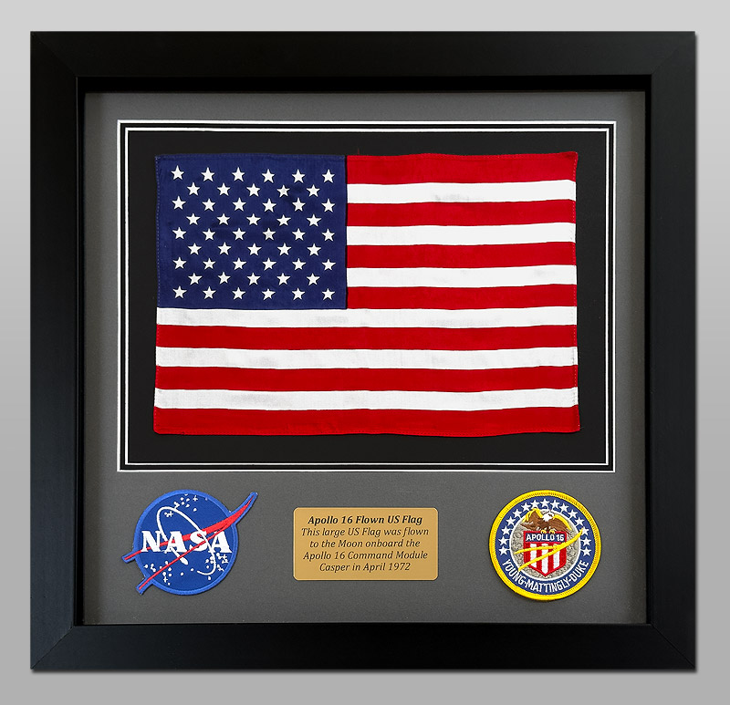 Apollo 16 US Flag