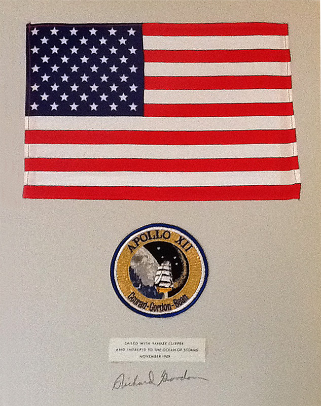 Apollo 12 Flown Large US Flag