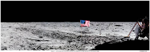 Apollo 11 panorama