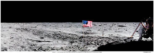 apollo 11 panorama photo