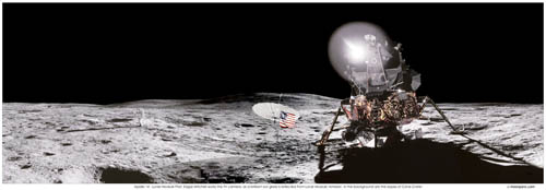 apollo 14 panorama photo