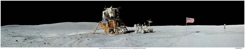Apollo 16 panorama