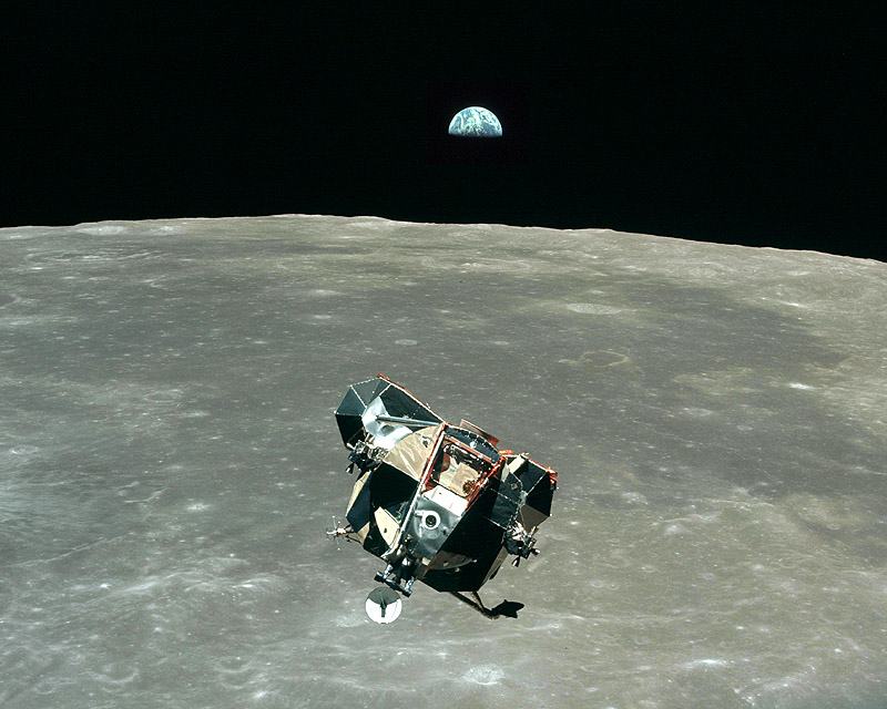 Apollo 11 Photo of LM Earth Rise
