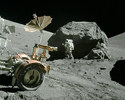 Apollo 17 Cernan Earth photo