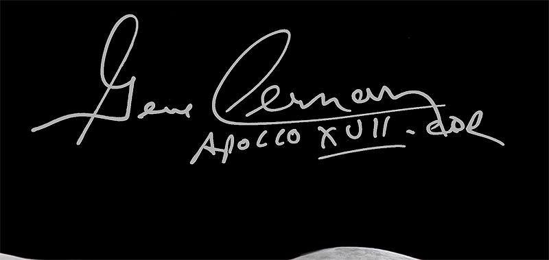 Gene Cernan Autograph