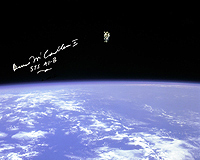 Bruce McCandless Autograph