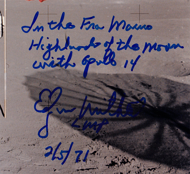 Edgar Mitchell  Autographs Signed Photos