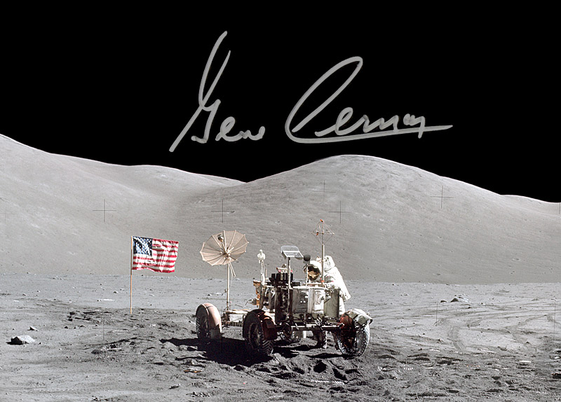 Gene Cernan Autograph